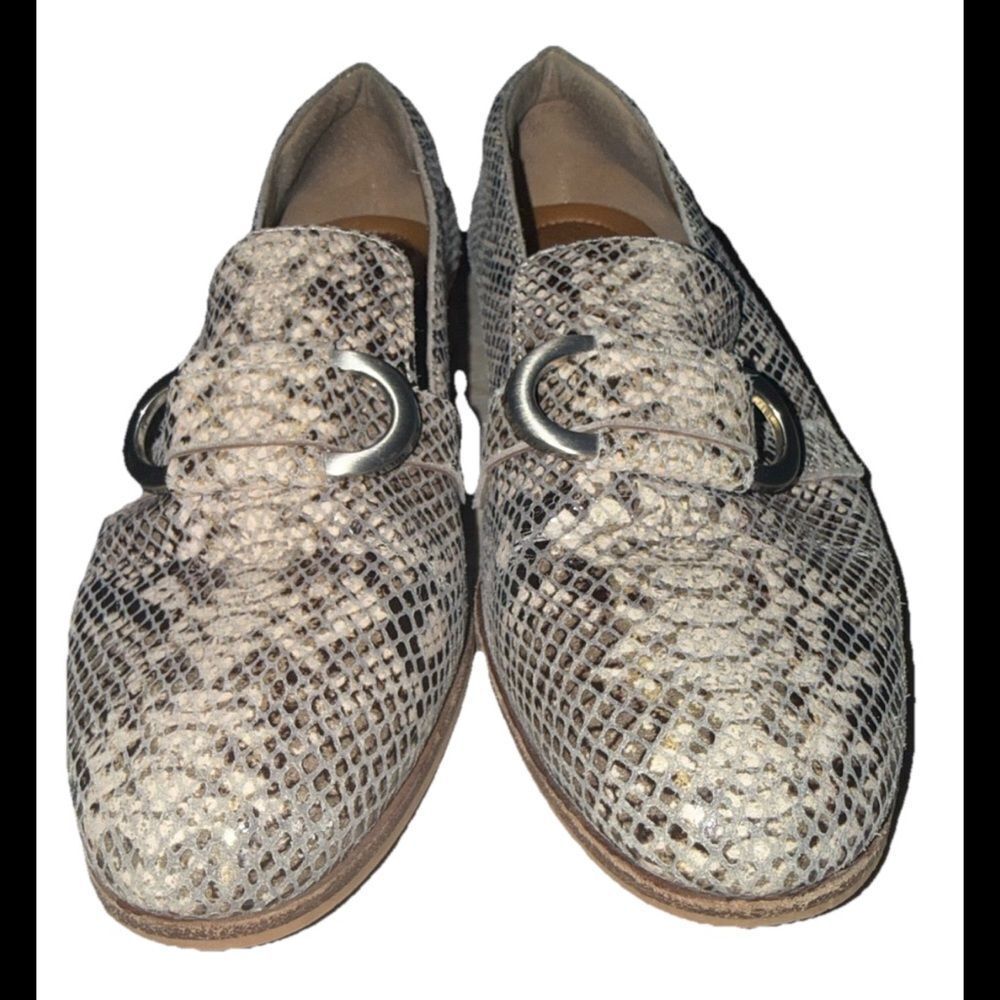 Corso Como Clarrah Snake Leather‎ Loafers Women Size 6